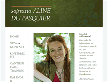 Tablet Screenshot of alinedupasquier.info